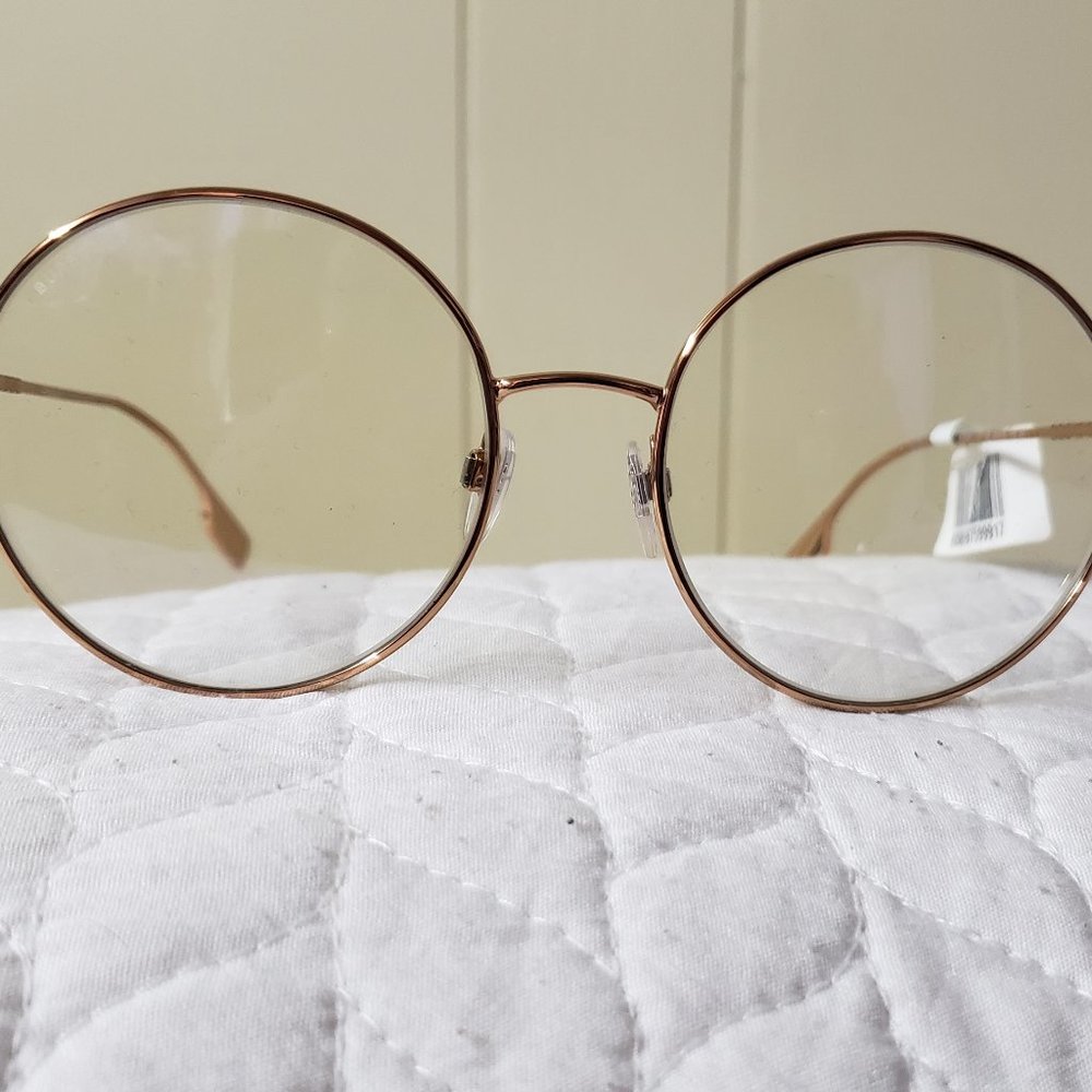 Burberry gold rose eyeglasses